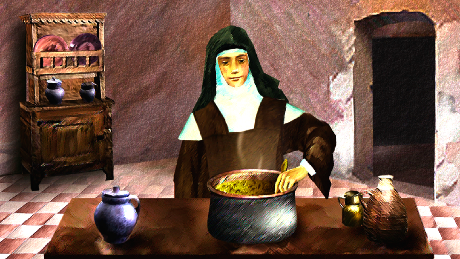 Así comienza el primer capítulo de 'También entre los pucheros anda el Señor'