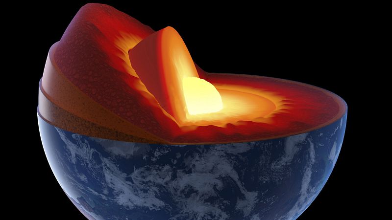 El núcleo interno de la Tierra se formó hace más de mil millones de años
