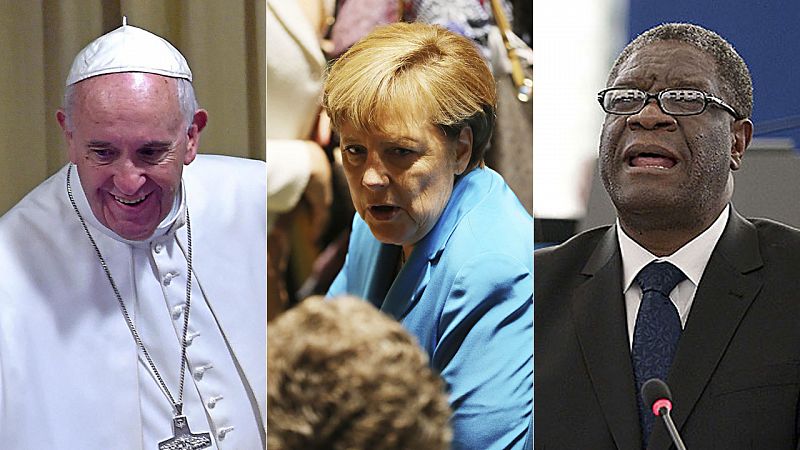 El papa Francisco, Mukwege y Merkel, entre los candidatos favoritos al Nobel de la Paz