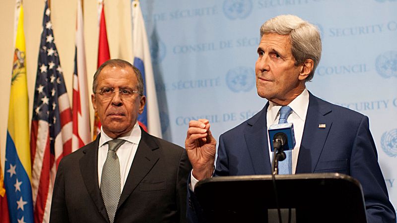 Kerry protesta ante Lavrov porque la mayoría de los ataques rusos en Siria no se dirigirían contra el Estado Islámico