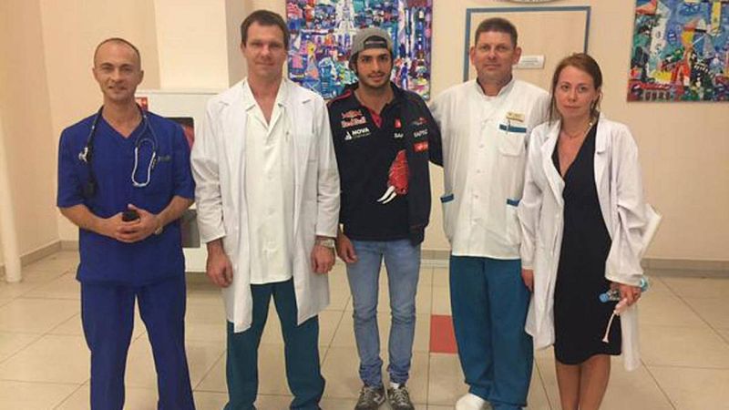 Carlos Sainz abandona el hospital y tomará la salida en Sochi