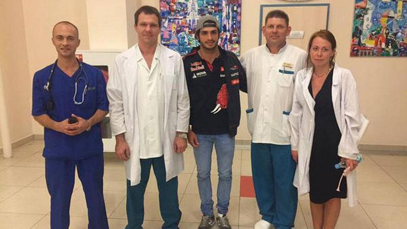 Carlos Sainz abandona el hospital y tomará la salida en Sochi