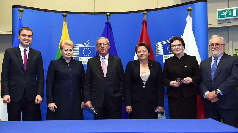 La UE cofinancia el primer gasoducto entre Polonia y Lituania para superar la dependencia de Rusia