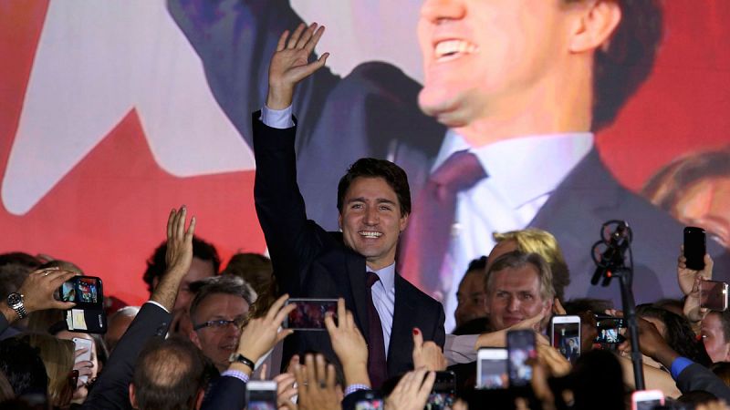 Canadá gira a la izquierda con el triunfo de Justin Trudeau y el Partido Liberal