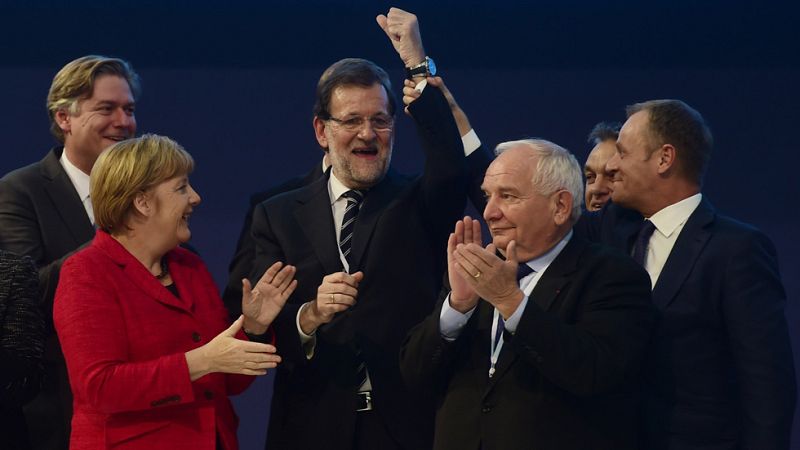 Rajoy, aupado por los líderes del PPE: "No somos el refresco de moda ni una vieja idea con disfraz de nueva"