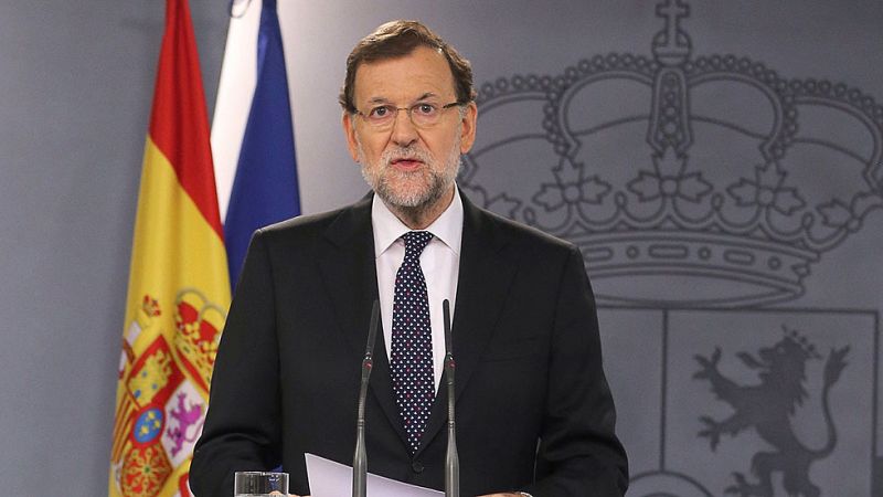 Rajoy "garantiza" que la resolución de independencia en Cataluña de JxS y la CUP "no va a surtir efecto alguno"