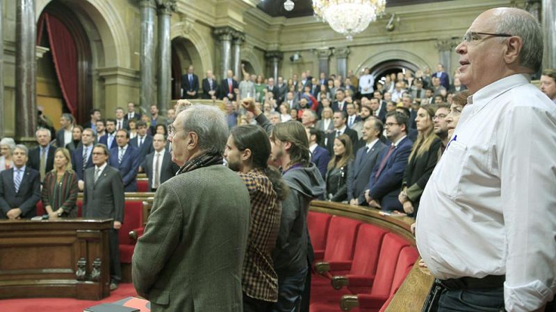 C's, PSC y PP logran que la declaración independentista de JxS y la CUP quede en suspenso temporalmente