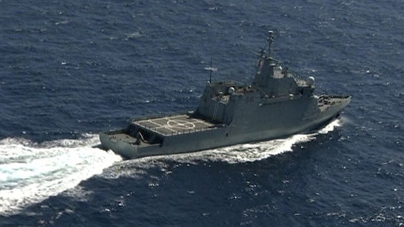 Defensa encuentra la cabina del helicóptero hundido en el Atlántico en el que viajaban tres militares