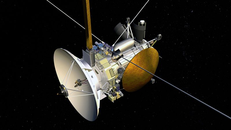 La nave Cassini realiza su acercamiento histórico a Encélado, la luna helada de Saturno