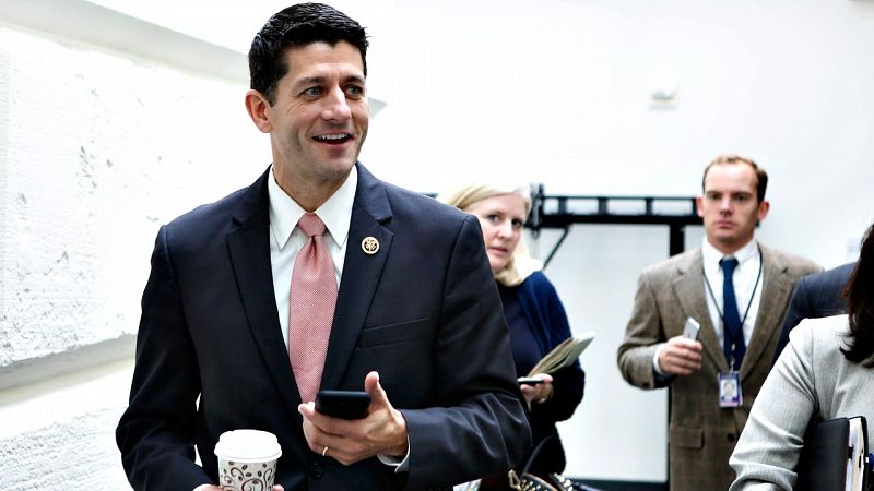 Los republicanos eligen al ultraliberal Paul Ryan para presidir la Cámara de Representantes de EE.UU.