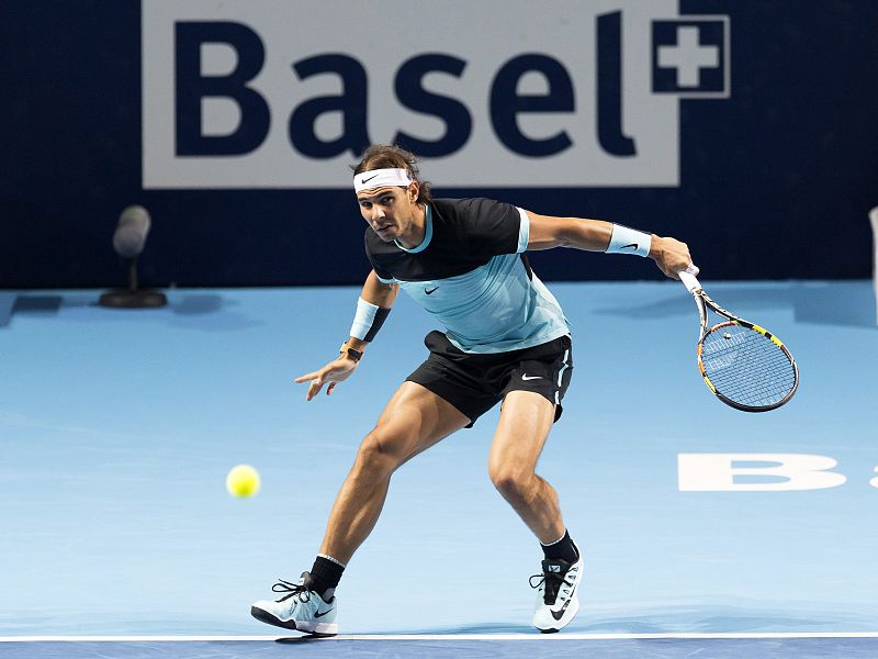 Rafa Nadal supera a Dimitrov en la segunda ronda de Basilea