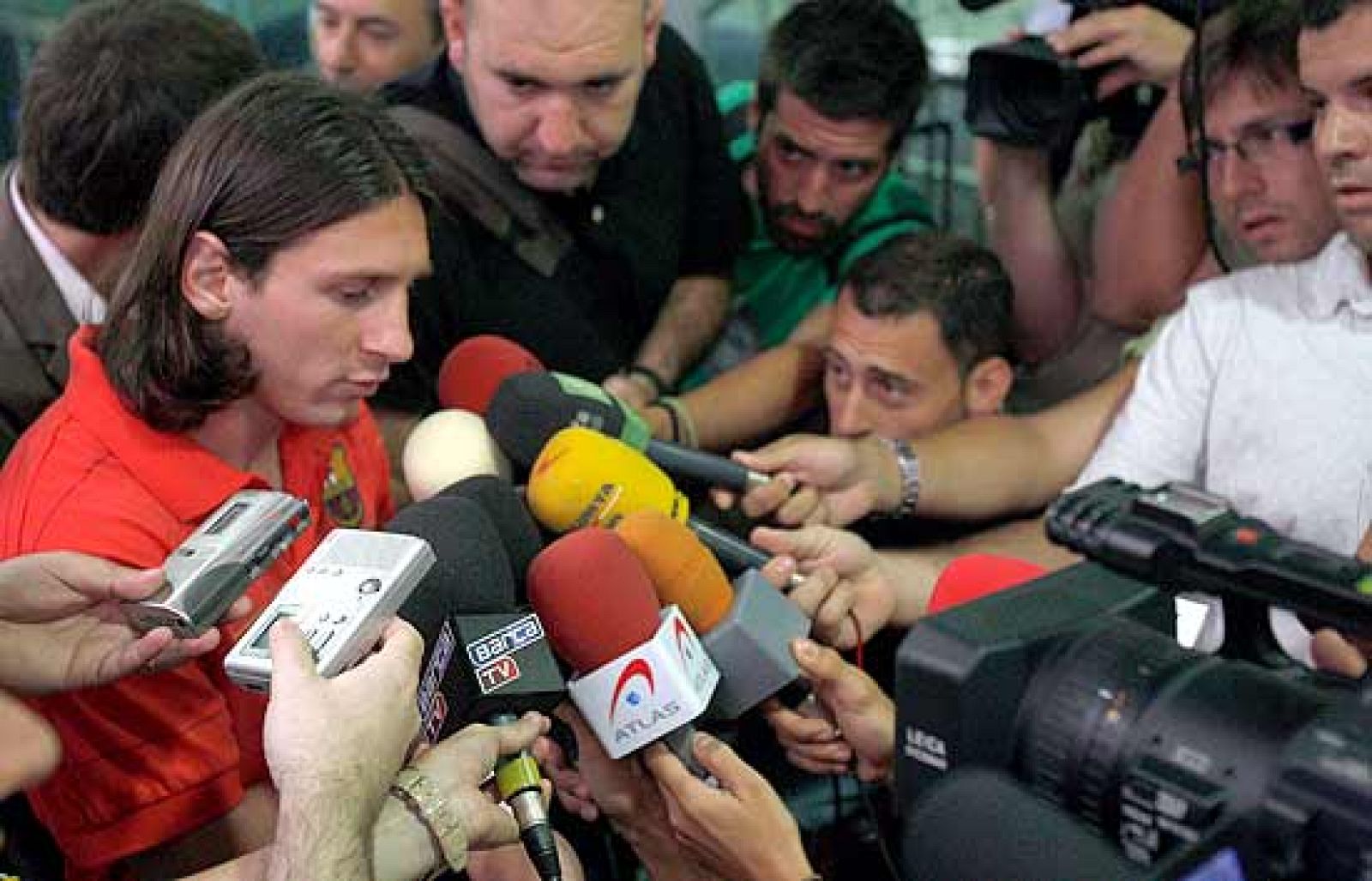 El jugador del Fútbol Club Barcelona, Lionel Messi, ha decidido reunirse con la selección olímpica argentina de fútbol antes de conocer la decisión del Tribunal de Arbitraje Deportivo (TAS).