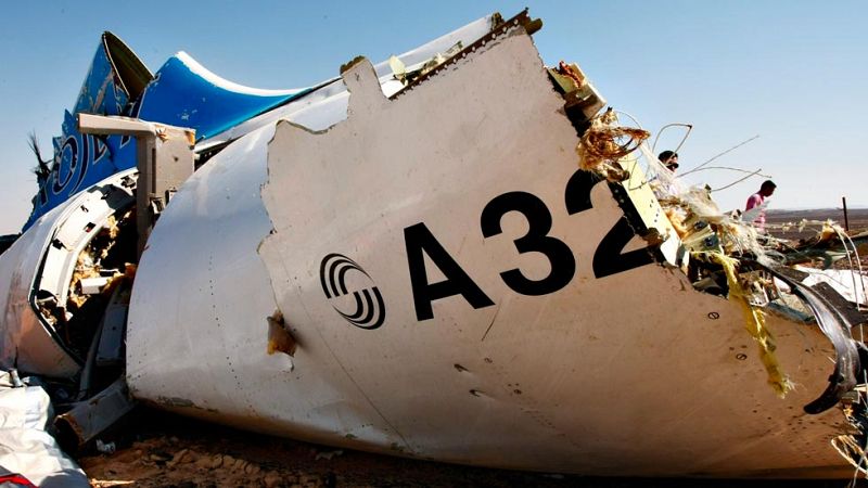 Las cajas negras apuntan a un atentado como causa del siniestro del avión ruso