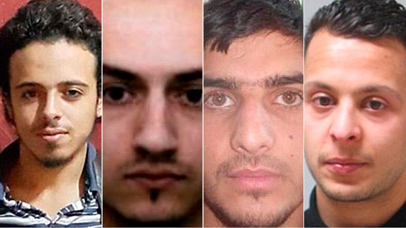 Los terroristas de los atentados de París, uno a uno