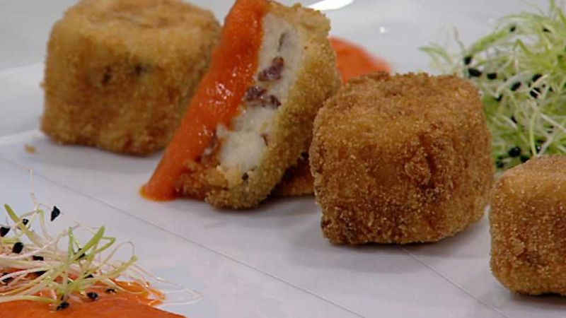 Receta de croquetas de cecina y setas