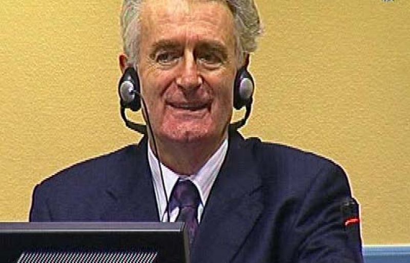 Radovan Karadzic, ante el Tribunal de La Haya: "Estoy preocupado por mi vida"