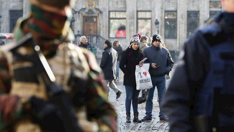 La alerta contra el terrorismo vacía Bruselas: "La gente está ansiosa, esperando que pase algo"