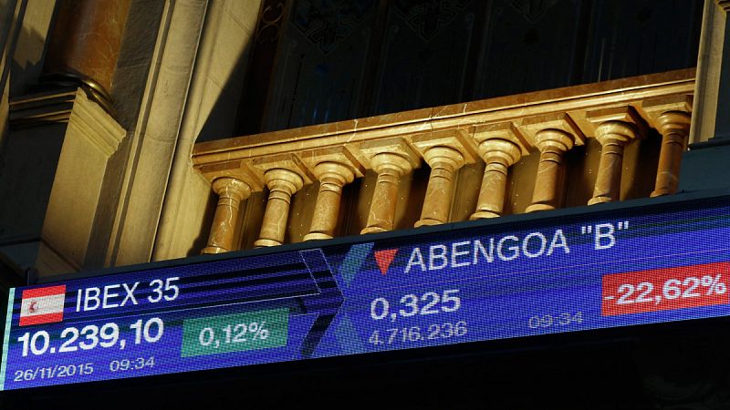 El IBEX 35 sube un 1,03% y Abengoa se despide del índice con una caída del 40%