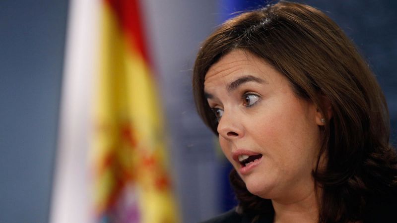 Sáenz de Santamaría explica la ausencia de Rajoy en un debate a cuatro: "Somos un equipo"
