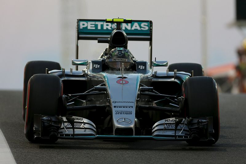 Rosberg domina los segundos libres de Abu Dabi