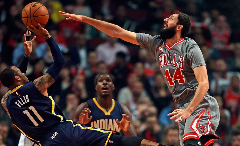 Gasol y Mirotic no pueden evitar la derrota de los Bulls ante los Pacers