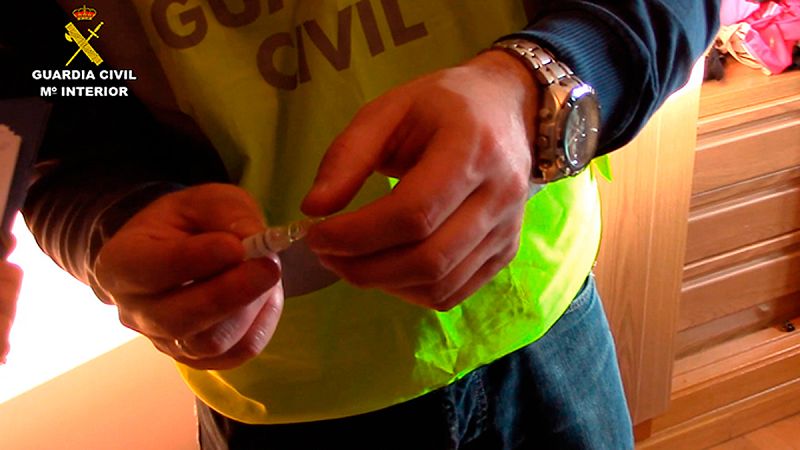 La Guardia Civil detiene a diez personas como parte de una red que distribuía anabolizantes