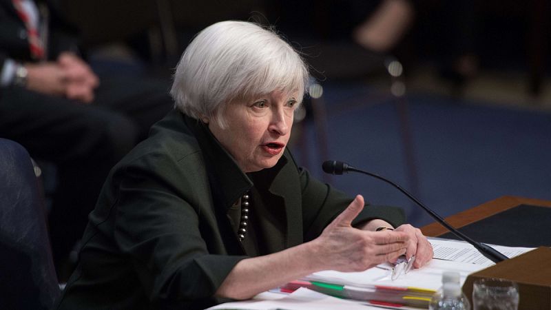La presidenta de la Fed de EE.UU. dice que la subida de tipos será "testimonio" de la recuperación tras la crisis