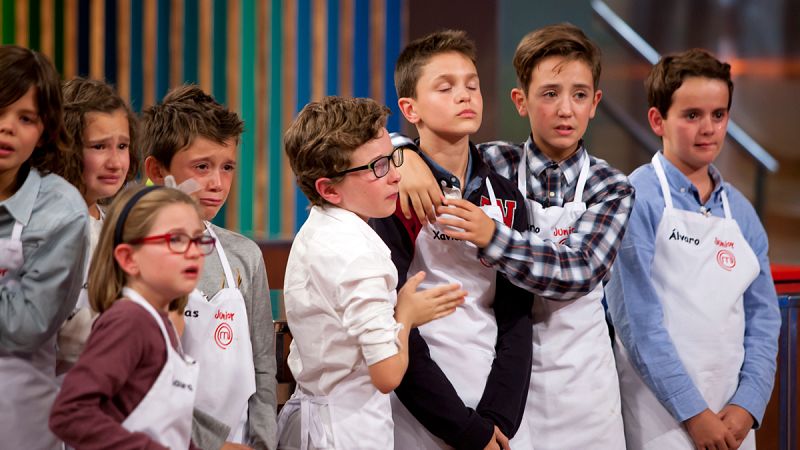 Mara Querol, Xavier y Hugo protagonizan el adis ms emotivo de MasterChef Junior