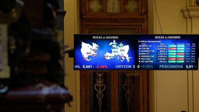 El IBEX 35 pierde un 2,10% y suma su décima sesión consecutiva en rojo, su peor racha desde 1990
