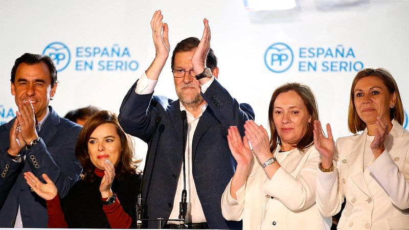 El PP gana las elecciones generales con 123 diputados pero queda un parlamento sin claras mayorías