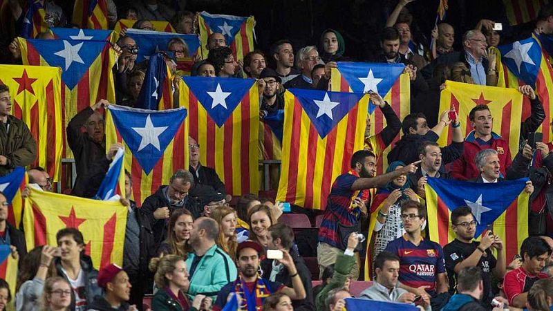La UEFA desestima el recurso del Barça por las esteladas y el club lleva el caso al TAS