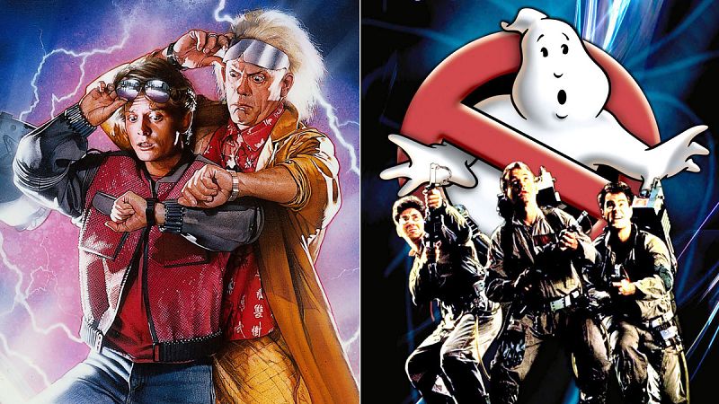 La historia visual definitiva de 'Regreso al futuro' y 'Los Cazafantasmas'