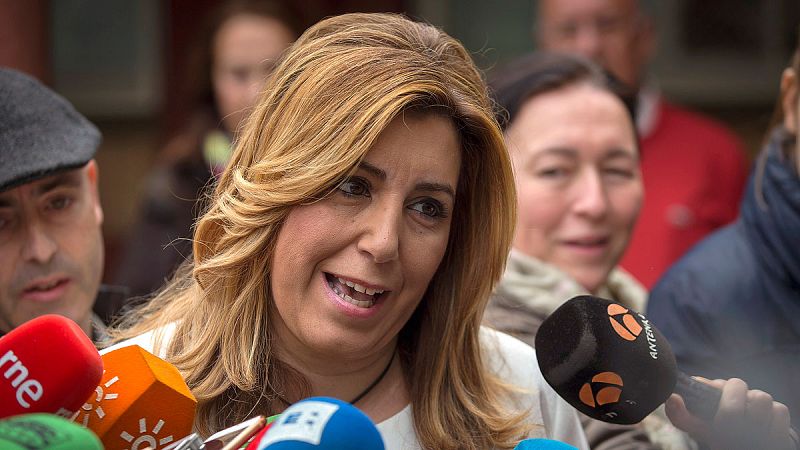 Susana Díaz asegura que Podemos quiere "romper" España y "eliminar" al PSOE