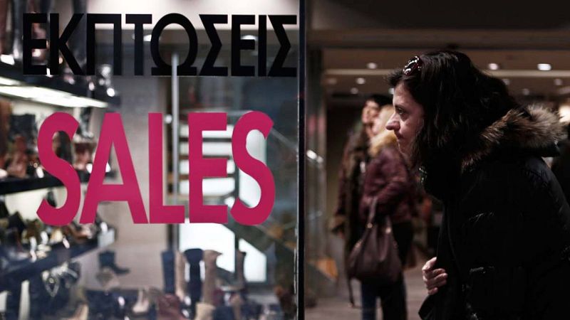 Grecia salió de la deflación en diciembre tras dos años y medio de caídas de precios