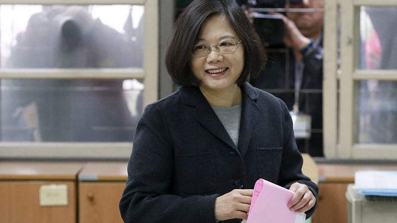 Tsai Ing-wen, elegida como la primera presidenta de Taiwán
