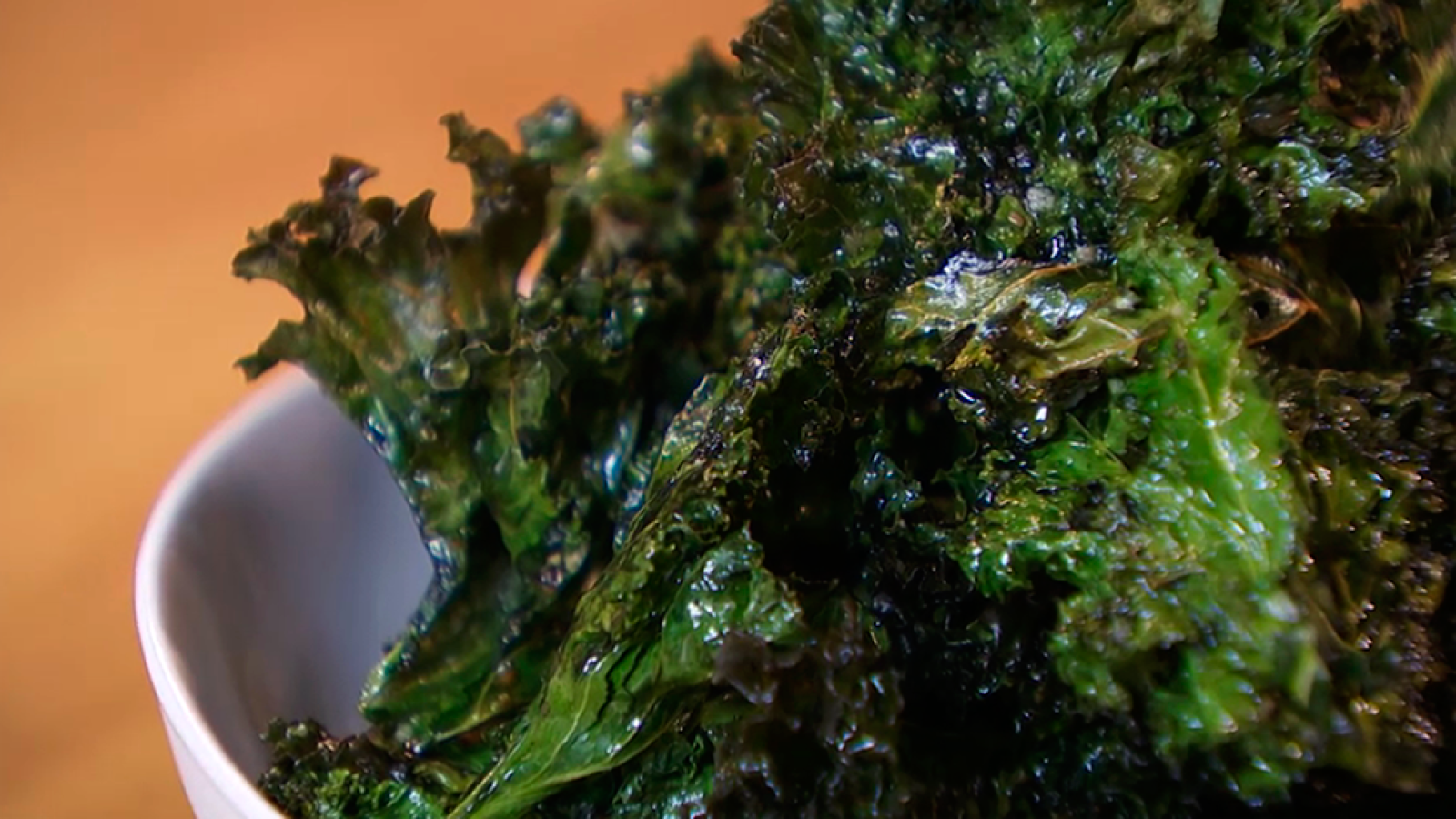 Receta de Chips de kale