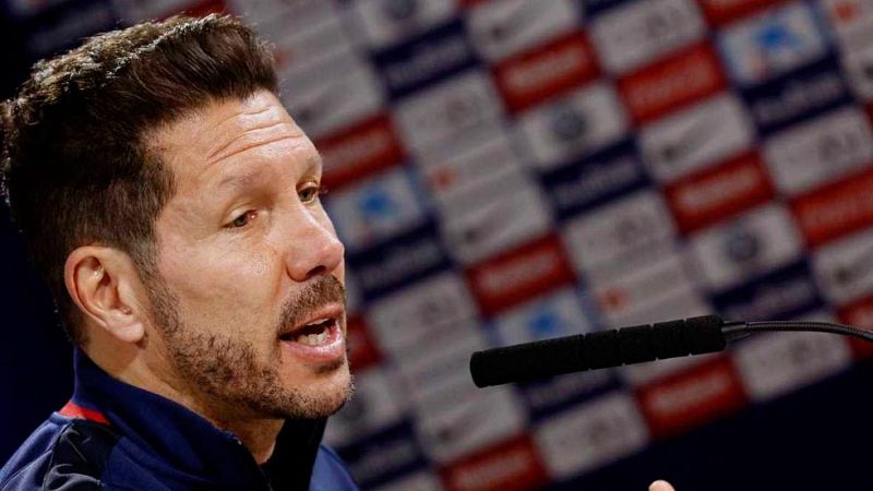 Simeone: "Doy todo lo que tengo porque pienso que me pueden  echar"