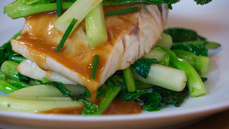 Receta de lubina al horno