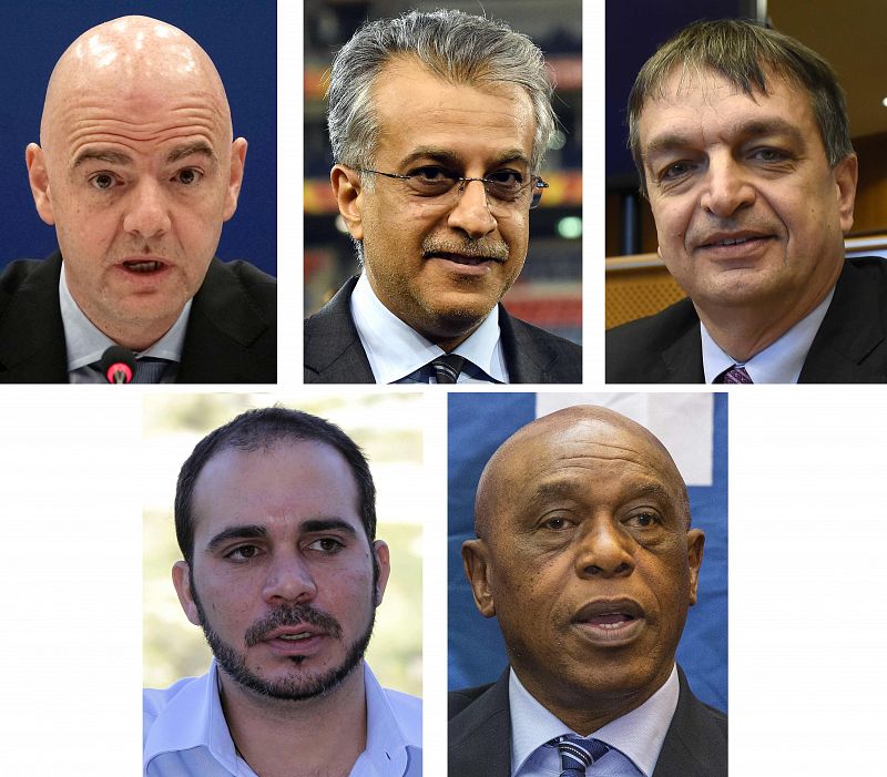 La FIFA confirma a los cinco candidatos a presidente