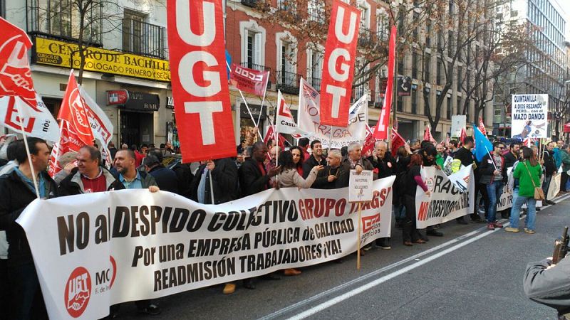 Huelga en Tragsa para pedir la readmisión de los 555 trabajadores despedidos con un ERE