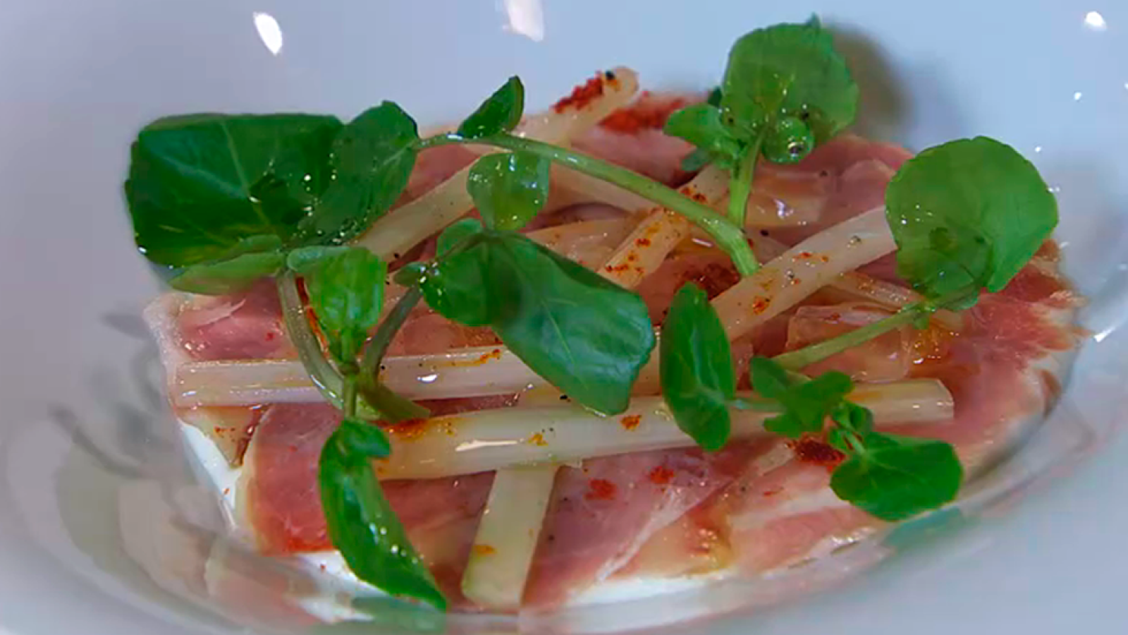 Torres en la cocina - Receta de lacón con berros