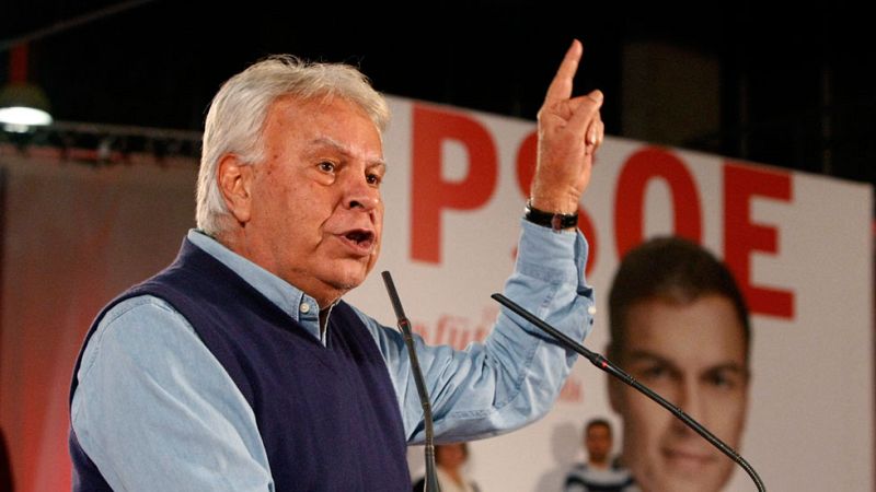 Felipe González: "Podemos quiere liquidar el marco democrático de convivencia y de paso a los socialistas"