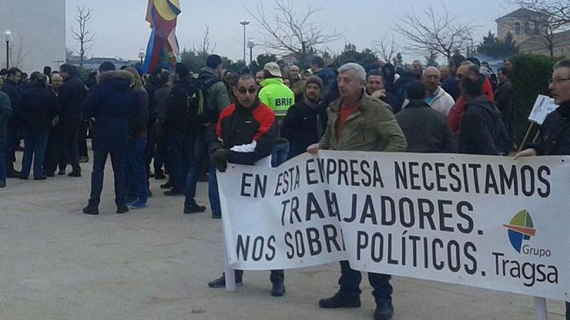 Nueva huelga en Tragsa para pedir la readmisión de los despedidos por el ERE
