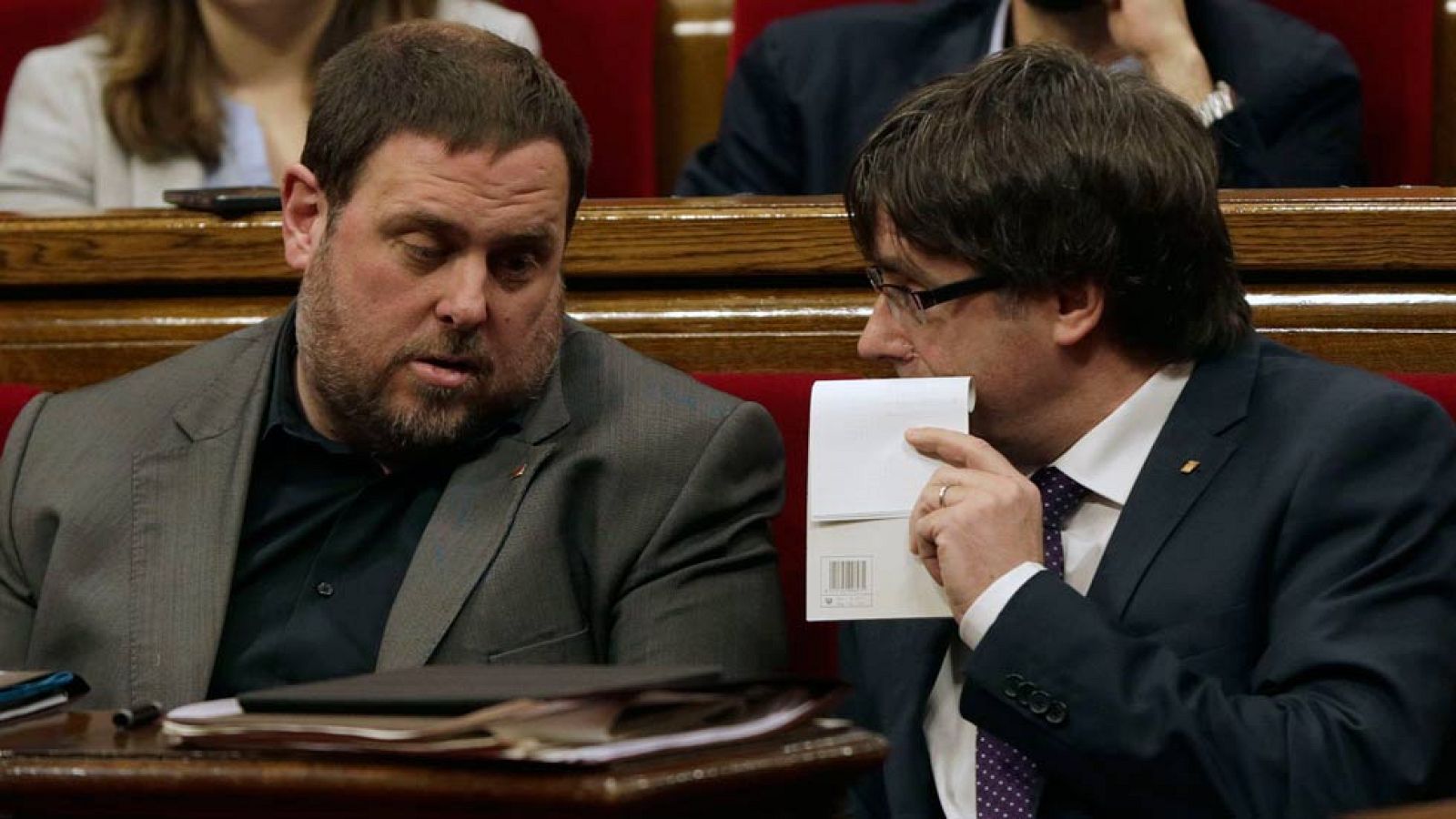 Junts pel Sí y la CUP inician los trámites para crear las tres leyes de "desconexión" | Ver