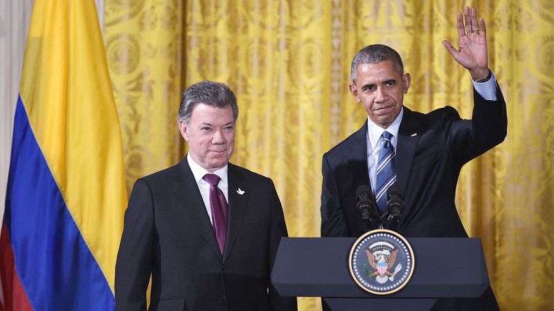 Obama anuncia el nuevo plan "Paz Colombia" con más fondos para el país andino en 2017