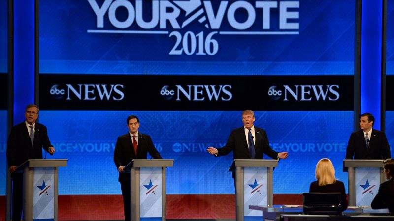 Trump se muestra partidario de torturar a los terroristas en un debate marcado por los ataques a Rubio