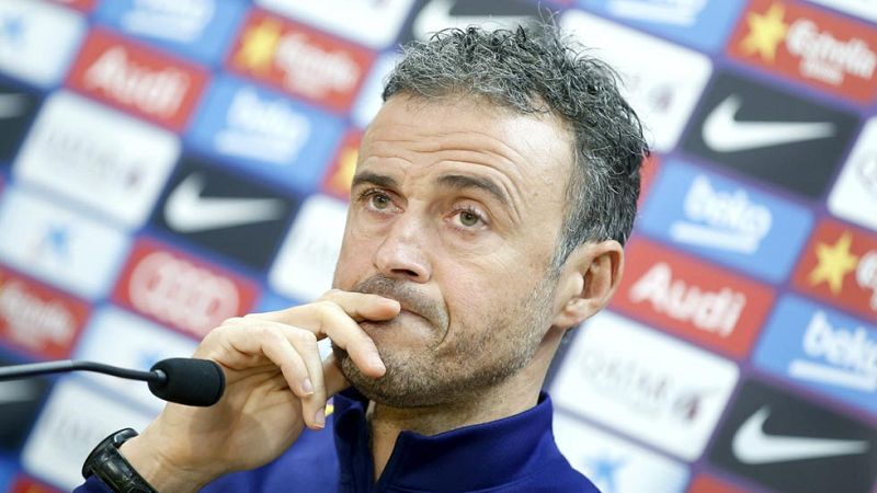 Luis Enrique: "Espero que el equipo dé la cara y vaya a por la victoria"