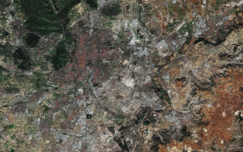 Madrid desde el espacio, la imagen satelital de la semana para la ESA