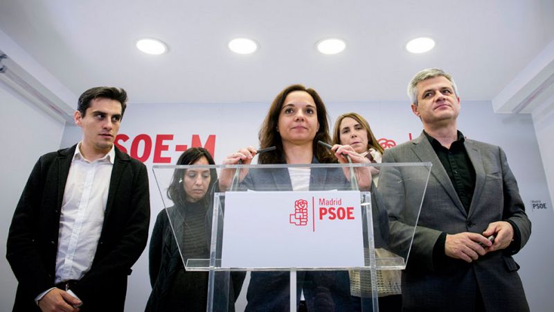 Para el PSOE la dimisión de Aguirre era "necesaria" y Podemos y C's lo achacan a la investigación