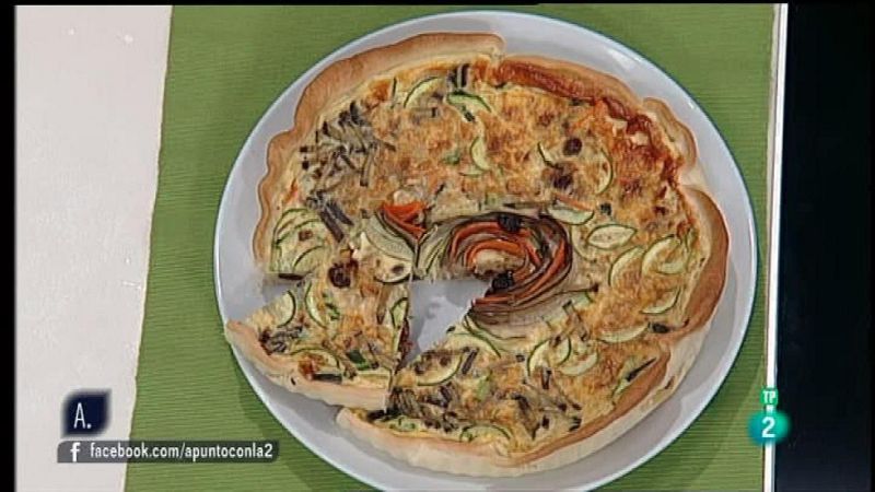 Receta de Quiche de  verduras y pasas